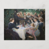 Peder Severin Kroyer - Hip, Hip, Hurrah! Briefkaart (Voorkant)