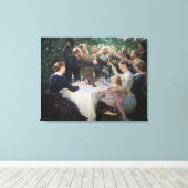 Peder Severin Kroyer - Hip, Hip, Hurrah! Canvas Afdruk (Insitu (Houten vloer))