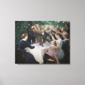 Peder Severin Kroyer - Hip, Hip, Hurrah! Canvas Afdruk (Voorkant)