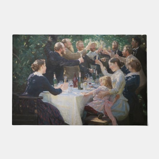 Peder Severin Kroyer - Hip, Hip, Hurrah! Deurmat (Voorkant)