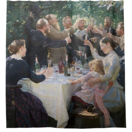Peder Severin Kroyer - Hip, Hip, Hurrah! Douchegordijn (Voorkant)