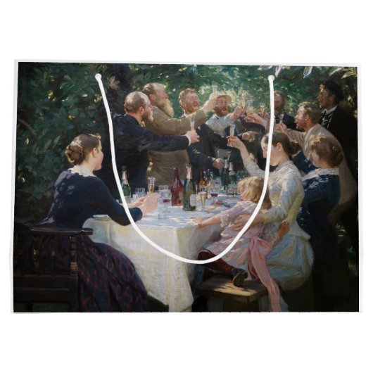 Peder Severin Kroyer - Hip, Hip, Hurrah! Groot Cadeauzakje (Achterkant)