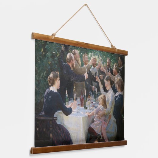 Peder Severin Kroyer - Hip, Hip, Hurrah! Hangend Wandkleed (Gebogen)