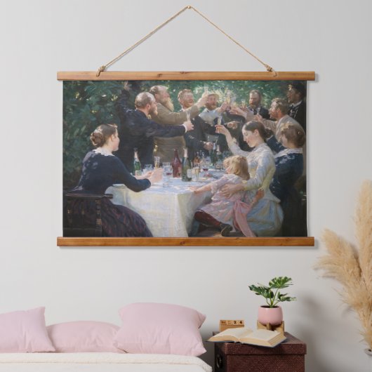 Peder Severin Kroyer - Hip, Hip, Hurrah! Hangend Wandkleed (Slaapkamer)