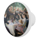 Peder Severin Kroyer - Hip, Hip, Hurrah! Keramische Knop (Rechts)