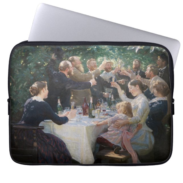 Peder Severin Kroyer - Hip, Hip, Hurrah! Laptop Sleeve (Voorkant)