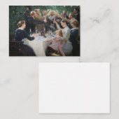 Peder Severin Kroyer - Hip, Hip, Hurrah! Notitiekaartje (Voorkant / Achterkant)