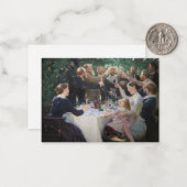 Peder Severin Kroyer - Hip, Hip, Hurrah! Notitiekaartje (Voorkant / Achterkant in situ)