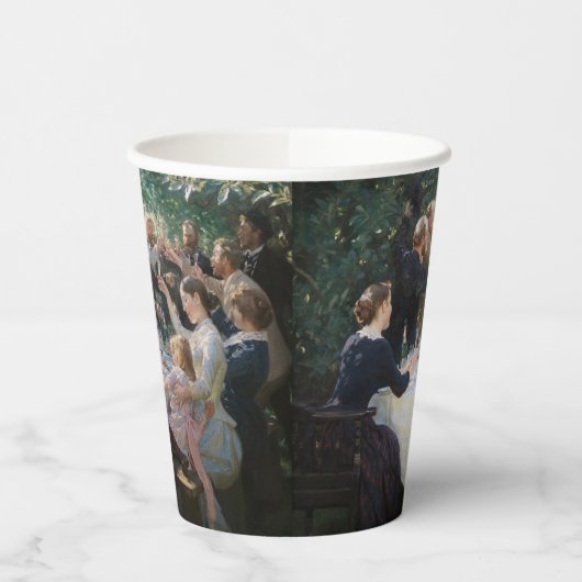 Peder Severin Kroyer - Hip, Hip, Hurrah! Papieren Bekers (Links)