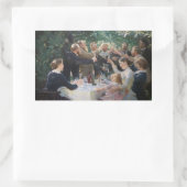 Peder Severin Kroyer - Hip, Hip, Hurrah! Rechthoekige Sticker (Tas)