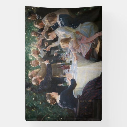 Peder Severin Kroyer - Hip, Hip, Hurrah! Spandoek (Verticaal)