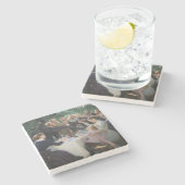 Peder Severin Kroyer - Hip, Hip, Hurrah! Stenen Onderzetter (Zijkant)