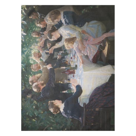 Peder Severin Kroyer - Hip, Hip, Hurrah! Tafelkleed (Voorkant)
