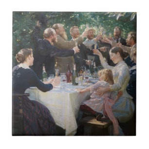 Peder Severin Kroyer - Hip, Hip, Hurrah! Tegeltje