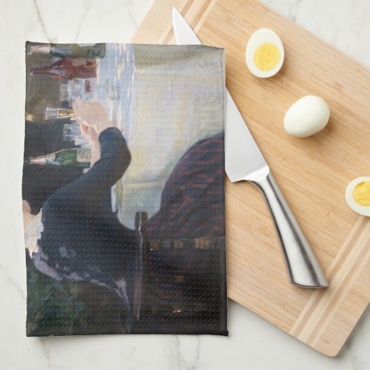 Peder Severin Kroyer - Hip, Hip, Hurrah! Theedoek (Quarter Fold)