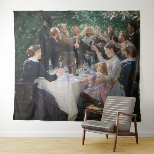 Peder Severin Kroyer - Hip, Hip, Hurrah! Wandkleed (In Situ (horizontaal))