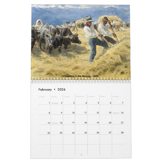 Peder Severin Krøyer Kalender (Feb 2026)