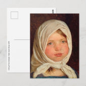 Peder Severin Kroyer - Klein meisje uit Hornbaek Briefkaart (Voorkant / Achterkant)
