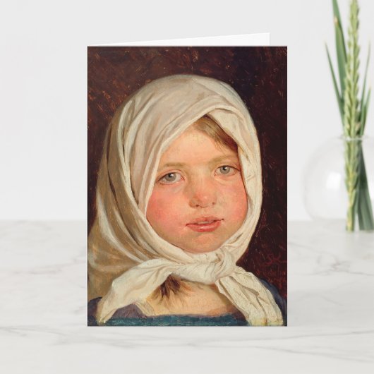 Peder Severin Kroyer - Klein meisje uit Hornbaek Kaart (Voorkant)