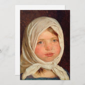 Peder Severin Kroyer - Klein meisje uit Hornbaek Kaart (Voorkant / Achterkant)