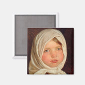 Peder Severin Kroyer - Klein meisje uit Hornbaek Magneet (Voorkant / Achterkant)