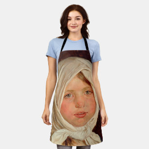 Peder Severin Kroyer - Klein meisje uit Hornbaek Schort