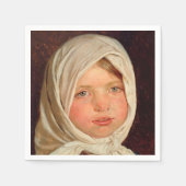 Peder Severin Kroyer - Klein meisje uit Hornbaek Servet (Voorkant)