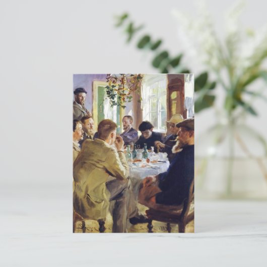 Peder Severin Kroyer - Lunchtime Briefkaart (Staand voorkant)