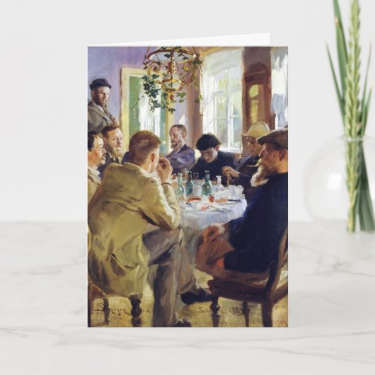 Peder Severin Kroyer - Lunchtime Kaart (Voorkant)