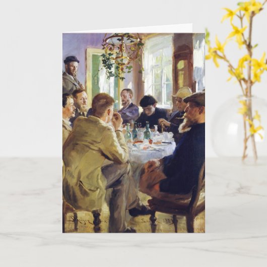 Peder Severin Kroyer - Lunchtime Kaart (Gele Bloem)