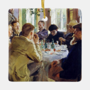 Peder Severin Kroyer - Lunchtime Keramisch Ornament