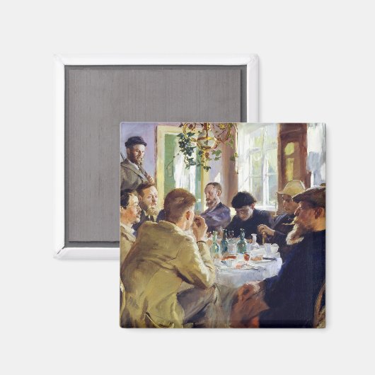 Peder Severin Kroyer - Lunchtime Magneet (Voorkant / Achterkant)