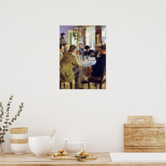 Peder Severin Kroyer - Lunchtime Poster (Keuken)