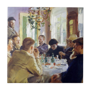 Peder Severin Kroyer - Lunchtime Tegeltje