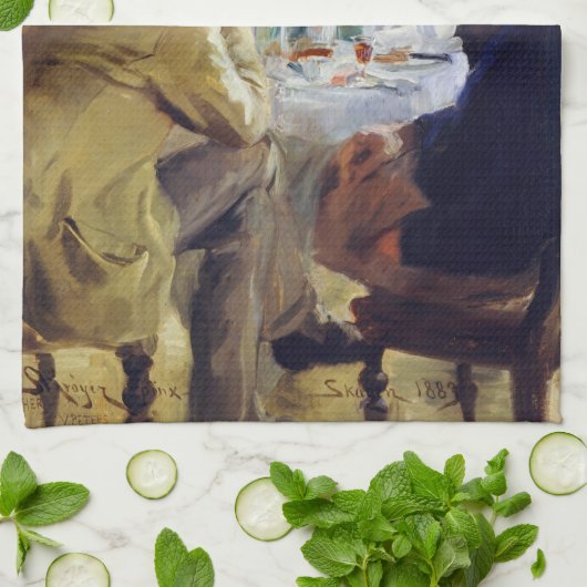 Peder Severin Kroyer - Lunchtime Theedoek (Gevouwen)