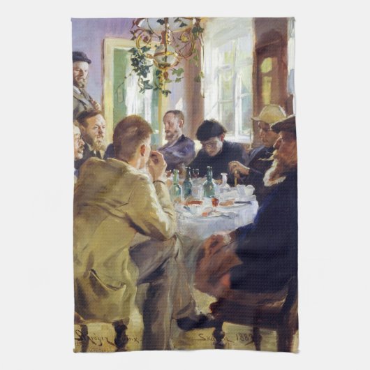 Peder Severin Kroyer - Lunchtime Theedoek (Verticaal)
