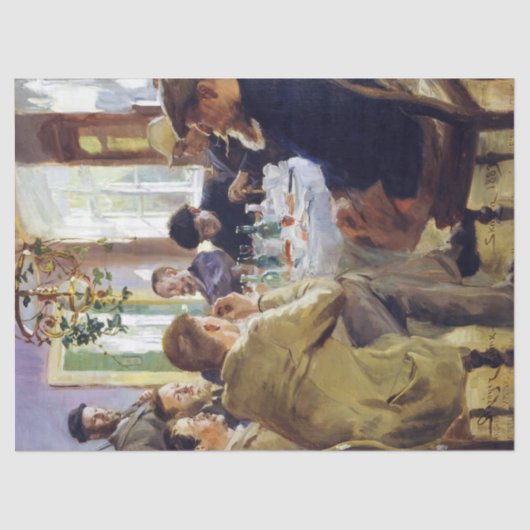 Peder Severin Kroyer - Lunchtime Tissuepapier (Voorkant)