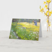 Peder Severin Kroyer - Marie Kroyer in de tuin Kaart (Gele Bloem)