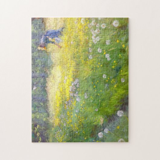 Peder Severin Kroyer - Marie Kroyer in de tuin Legpuzzel (Verticaal)