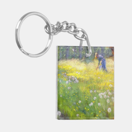 Peder Severin Kroyer - Marie Kroyer in de tuin Sleutelhanger (Voorkant Links)