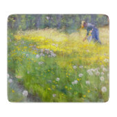 Peder Severin Kroyer - Marie Kroyer in de tuin Snijplank (Voorkant)