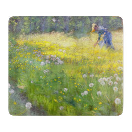 Peder Severin Kroyer - Marie Kroyer in de tuin Snijplank