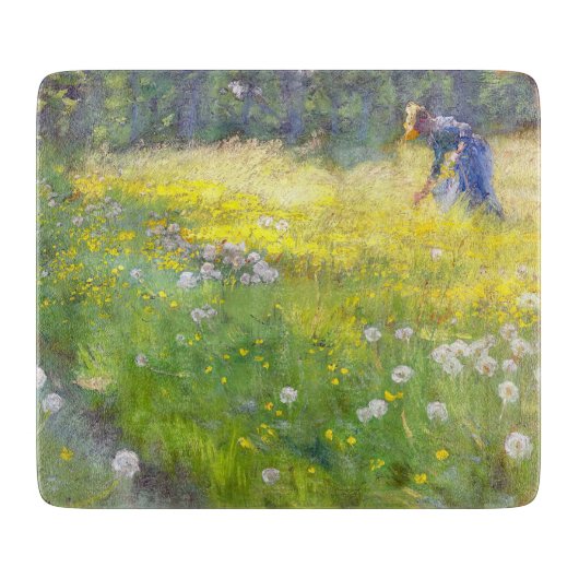 Peder Severin Kroyer - Marie Kroyer in de tuin Snijplank (Voorkant)