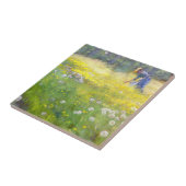 Peder Severin Kroyer - Marie Kroyer in de tuin Tegeltje (Zijkant)