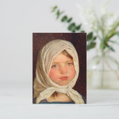 Peder Severin Kroyer - Meisje uit Hornbaek Briefkaart (Staand voorkant)