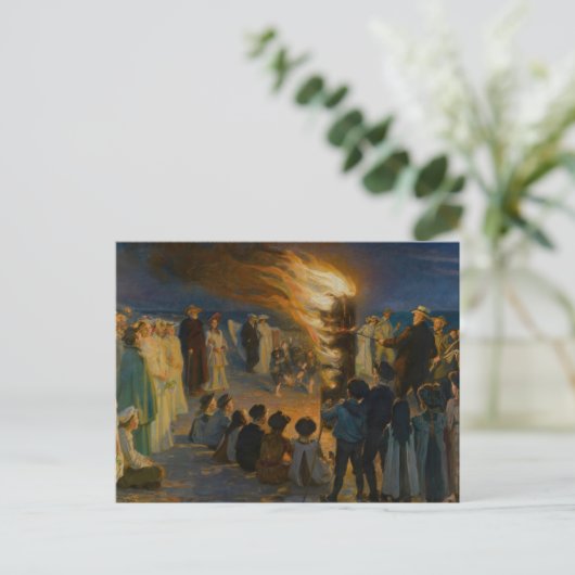 Peder Severin Kroyer - Midsummer's Eve Bonfire Briefkaart (Staand voorkant)