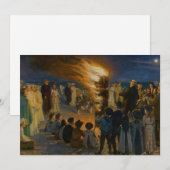 Peder Severin Kroyer - Midsummer's Eve Vuur Bedankkaart (Voorkant / Achterkant)