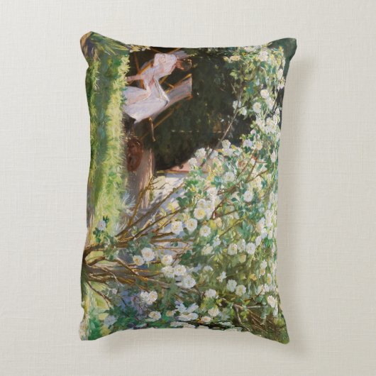 Peder Severin Kroyer - Rozen Accent Kussen (Achterkant (Verticaal))