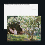 Peder Severin Kroyer - Rozen Briefkaart<br><div class="desc">Rozen. Marie Kroyer zit in de deckstoel in de tuin door het huis van mevrouw Bendsen - Peder Severin Kroyer,  1893</div>