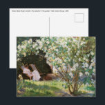 Peder Severin Kroyer - Rozen Briefkaart<br><div class="desc">Rozen. Marie Kroyer zit in de deckstoel in de tuin door het huis van mevrouw Bendsen - Peder Severin Kroyer, 1893</div>